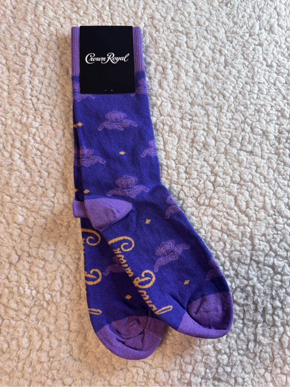 Crown Royal Purple Signature Crew Socks